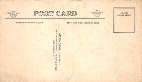 Birmingham Alabama Airport Birds Eye View Vintage Postcard AA106043 - Image 2