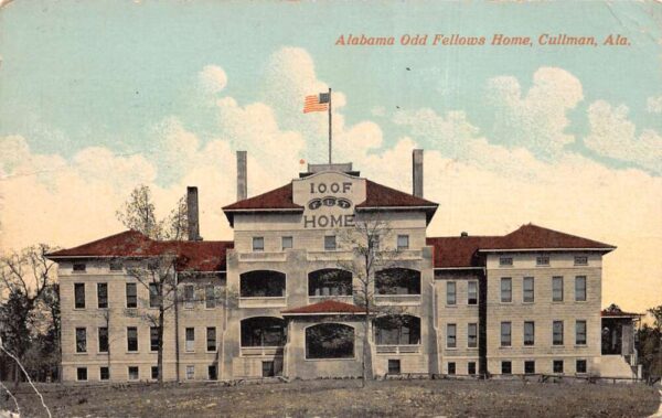 Cullman Alabama Odd Fellows Home IOOF Vintage Postcard AA106045