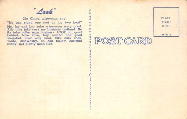 Birmingham Alabama Joy Young Restaurant Vintage Postcard AA106046 - Image 2