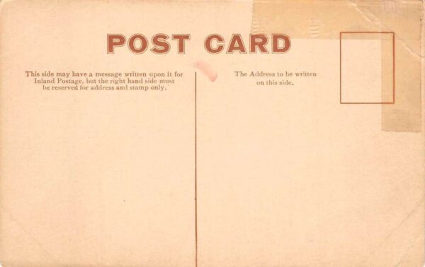 New Castle Delaware Frenchtown Railroad Ticket Office Vintage Postcard AA106052 - Image 2