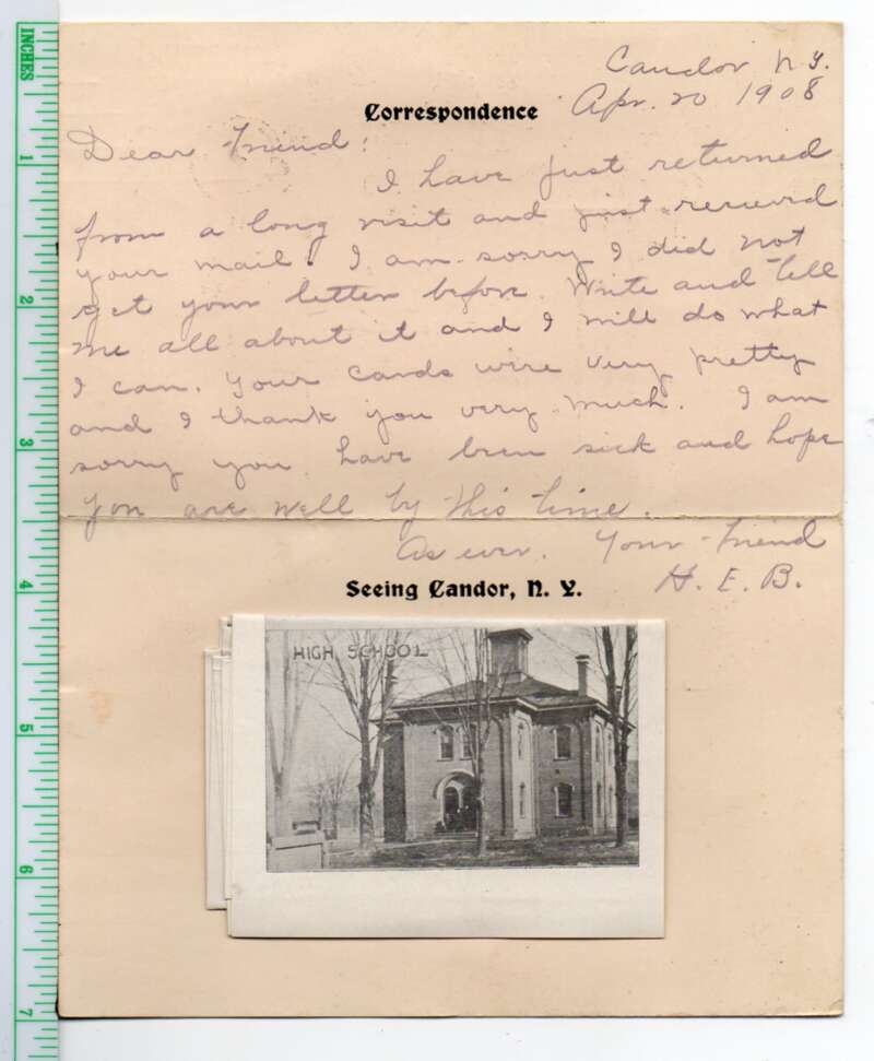 Candoy New York Sight Seeing Bus Fold Out Views Vintage Postcard AA106078 - Image 2