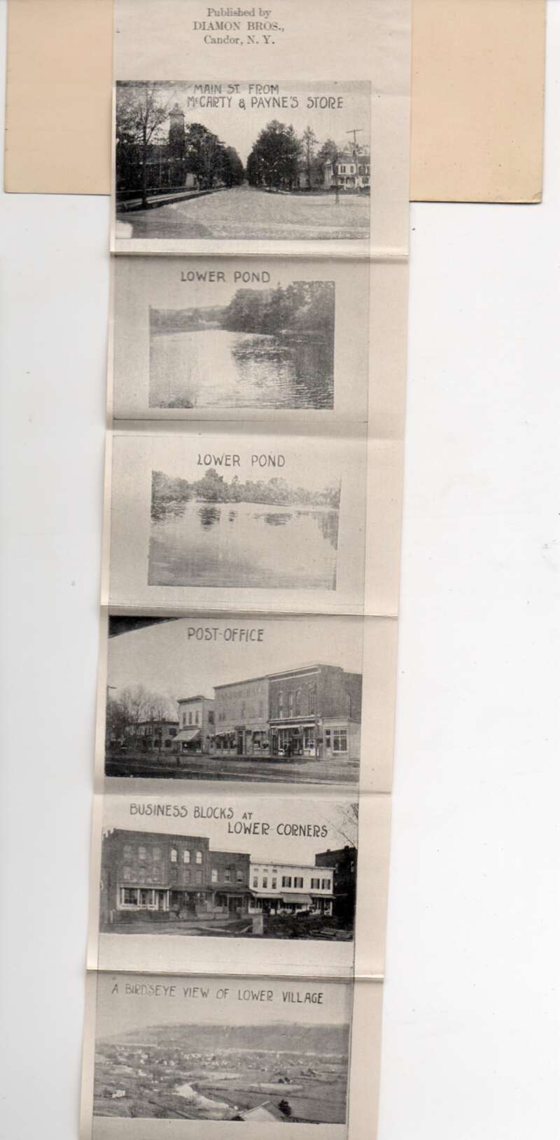 Candoy New York Sight Seeing Bus Fold Out Views Vintage Postcard AA106078 - Image 3