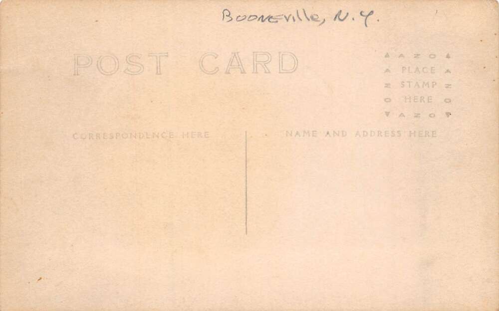 Booneville New York Post Office Street Scene after Snow Real Photo PC AA106197 - Image 2