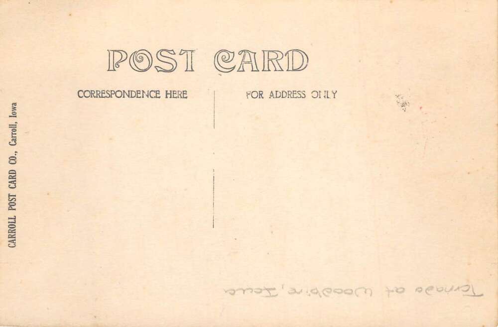 Woodbine Iowa Train Station Depot Ruins Tornado Disaster Real Photo PC AA106208 - Image 2