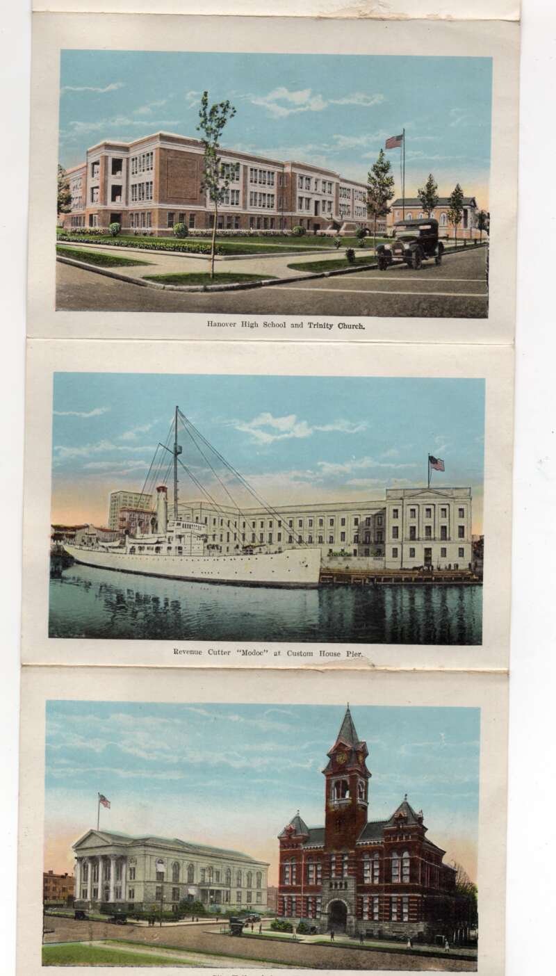 Wilmington North Carolina Beaches Fold Out 18 Views Postcard Folder AA106344 - Image 5