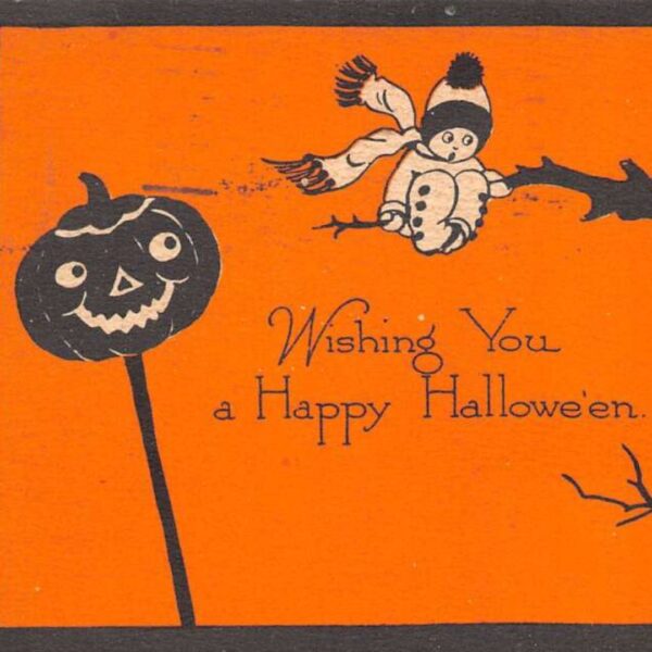 vintage Halloween postcard