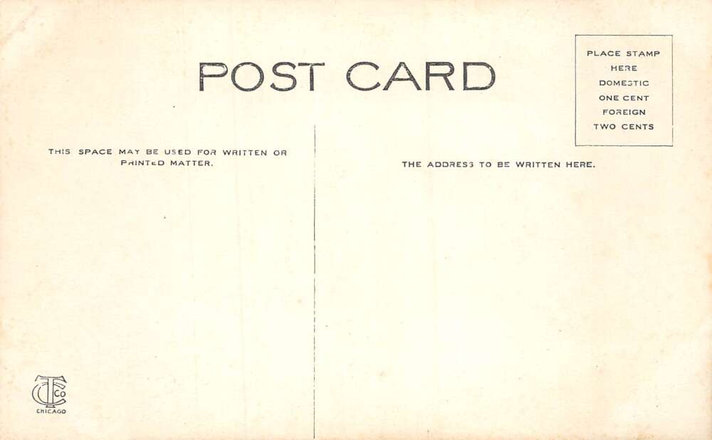 Tonica Illinois Old School Building Vintage Postcard AA80439 - Image 2