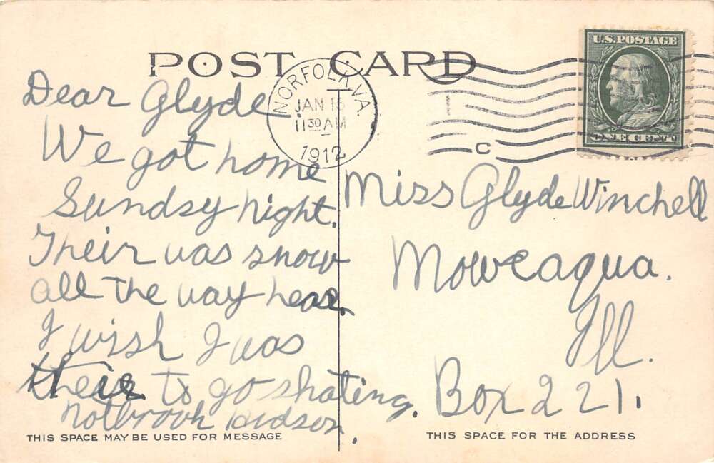 Norfolk Virginia Virginia Beach Bathing Scene Vintage Postcard AA80453 - Image 2