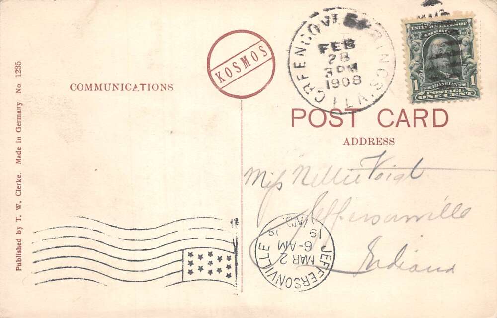 St Johns River Florida Hyacinth Flowers Scenic View Vintage Postcard AA80841 - Image 2