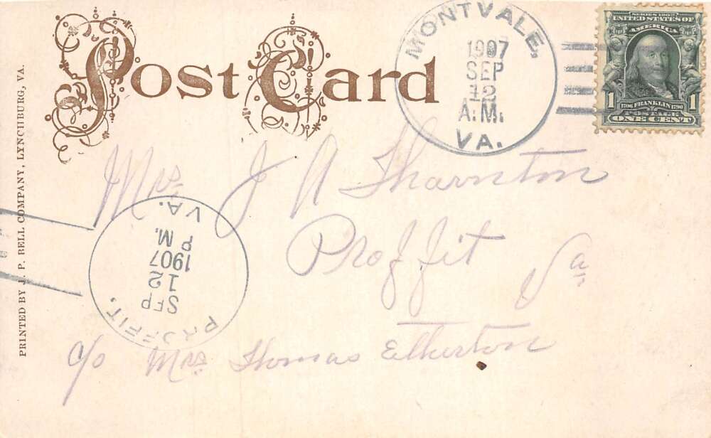 Bedford City Virginia Randolph Macon Academy Vintage Postcard AA80855 - Image 2