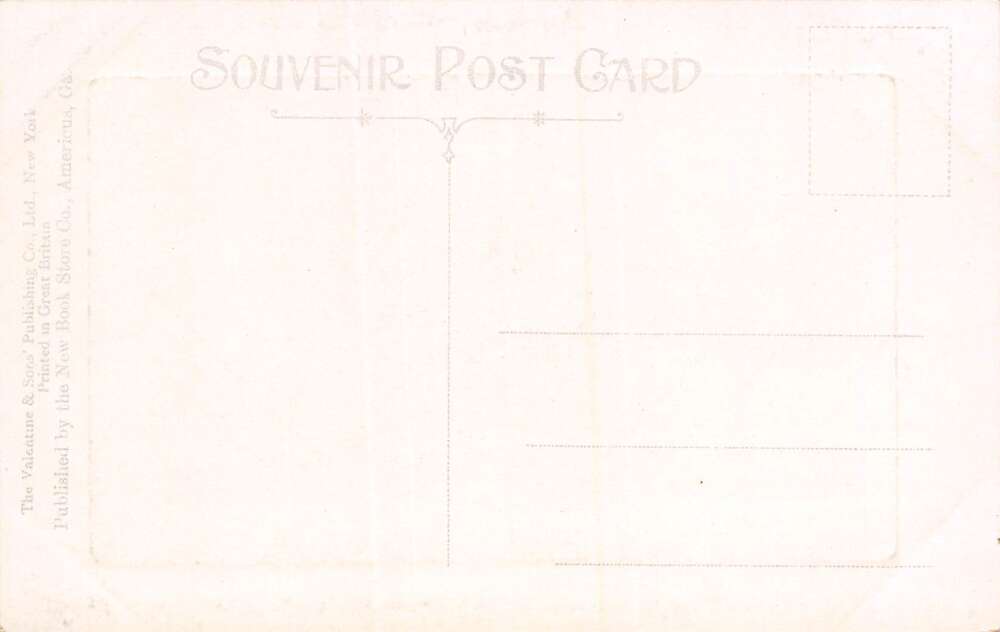 Americus Georgia Methodist Church, Valentine & Sons Pub., Vintage PC U16866 - Image 2