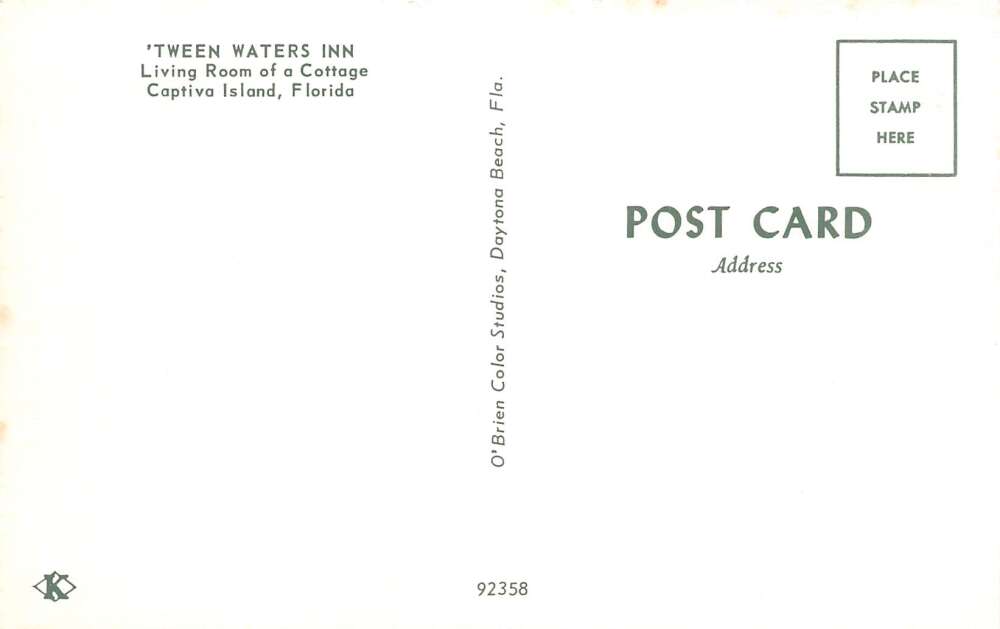 Captiva Island Florida Tween Waters Inn, Multi-View Chrome, Vintage PC U16983 - Image 2