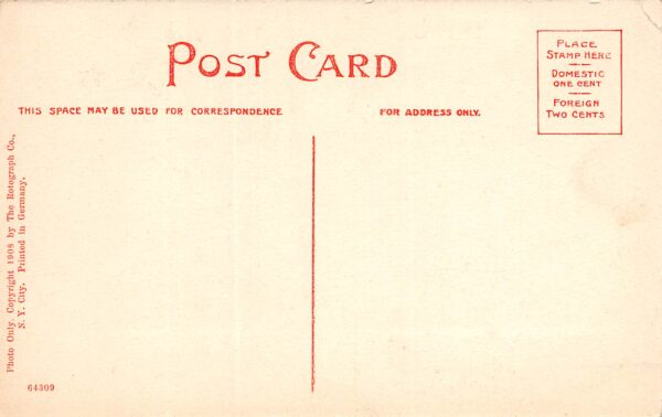 Philadelphia Pennsylvania Lobby, Hotel Walton, Rotograph Co., Vintage PC U17078 - Image 2