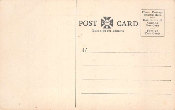 Melbourne Iowa East Side Main Street with Border Vintage Postcard AA81127 - Image 2