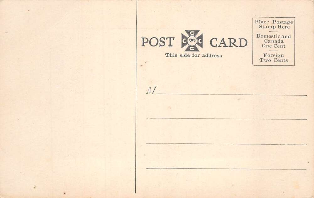 Melbourne Iowa East Side Main Street with Border Vintage Postcard AA81127 - Image 2