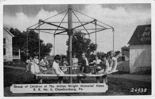 Chambersburg Pennsylvania Milton Wright Home Playground Children PC AA81165