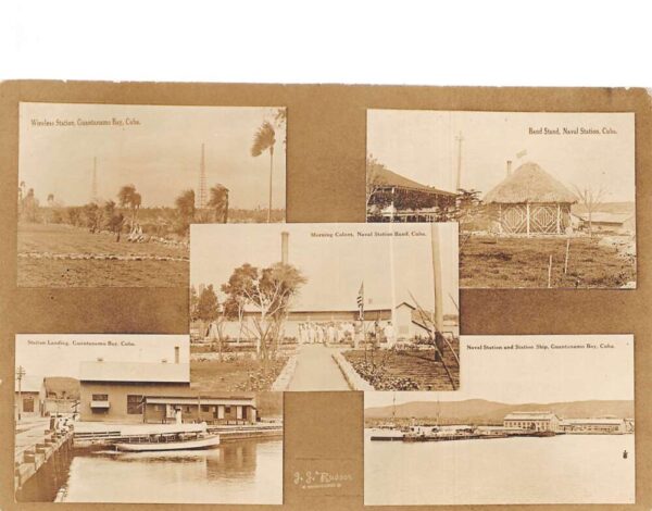 Guantanamo Bay Cuba Naval Station Multiview Real Photo Vintage Postcard AA81166