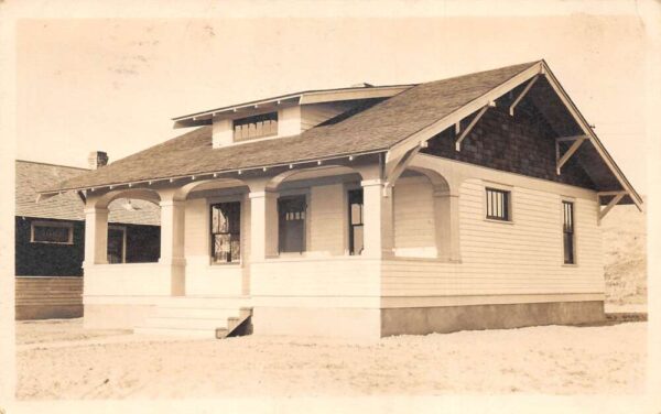 Ferryville Wisconsin Residence Home Exterior Real Photo Vintage Postcard AA81207