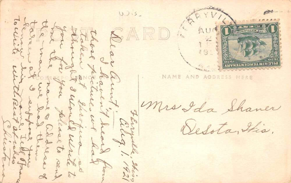 Ferryville Wisconsin Residence Home Exterior Real Photo Vintage Postcard AA81207 - Image 2