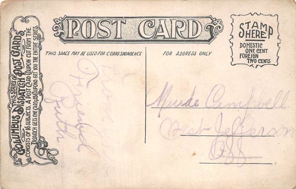 Columbus Ohio Josephinum Pontifical College St Vincent Orphan Asylum PC AA81216 - Image 2