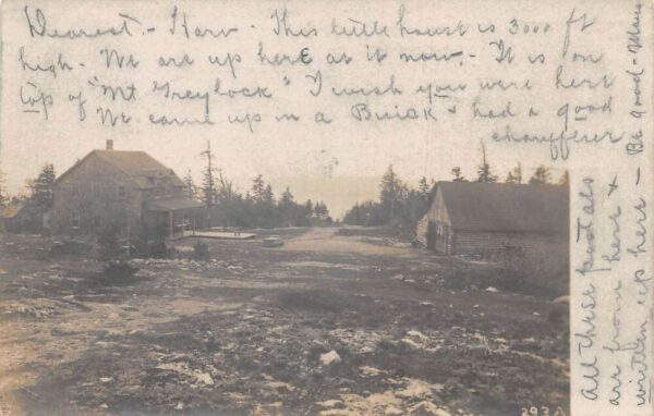 Williamstown Massachusetts Mount Greylock Summit House Real Photo PC AA81236
