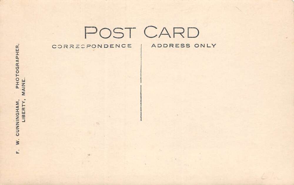 Washington Maine Town View, Real Photo Vintage Postcard U17119 - Image 2