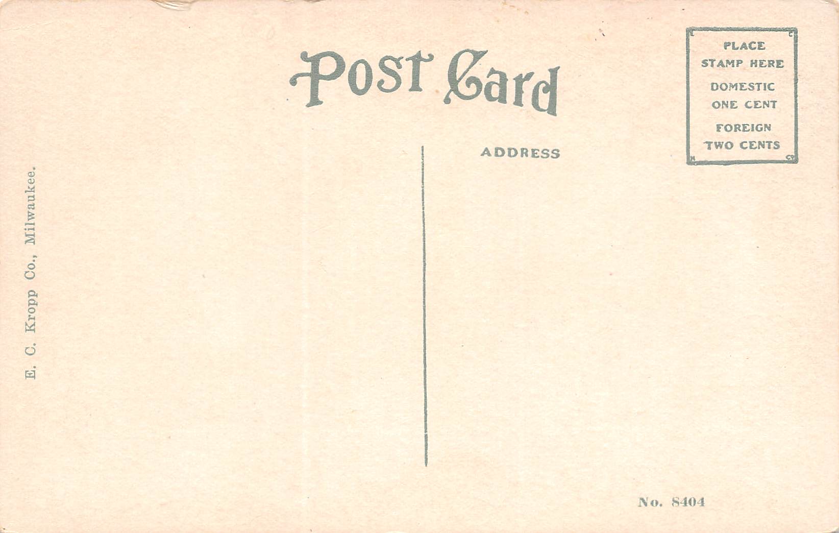 Manistee Michigan Buckley & Douglass Salt Block, Color Lithograph PC U17175 - Image 2