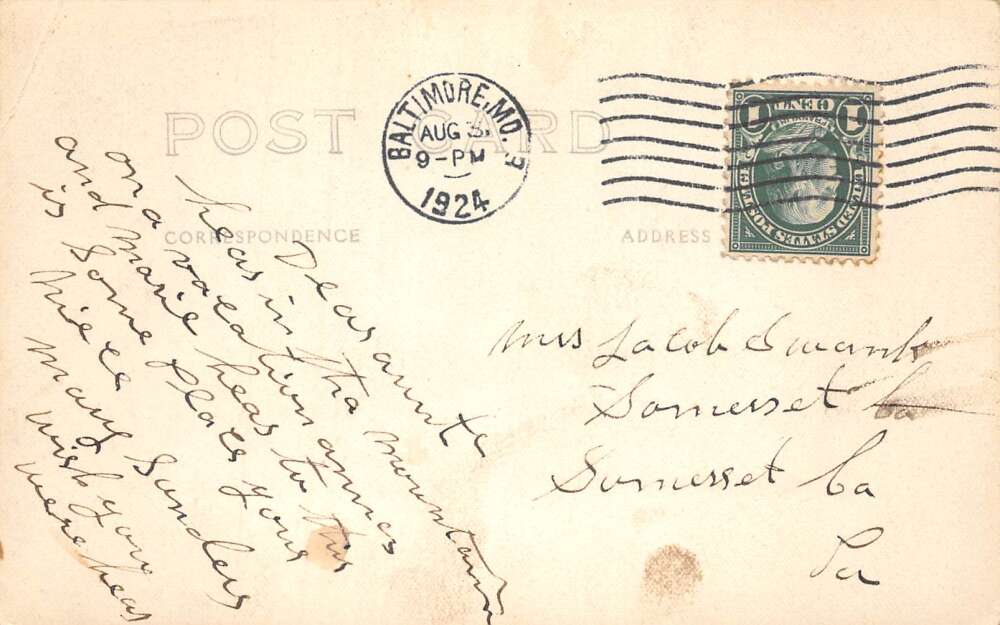 Fayetteville Pennsylvania Piney Mt Inn Spring Real Photo Postcard AA81436 - Image 2