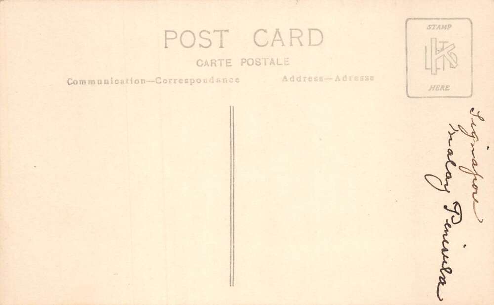 Singapore Malay Peninsula Cutting Pineapple Real Photo Vintage Postcard AA81448 - Image 2