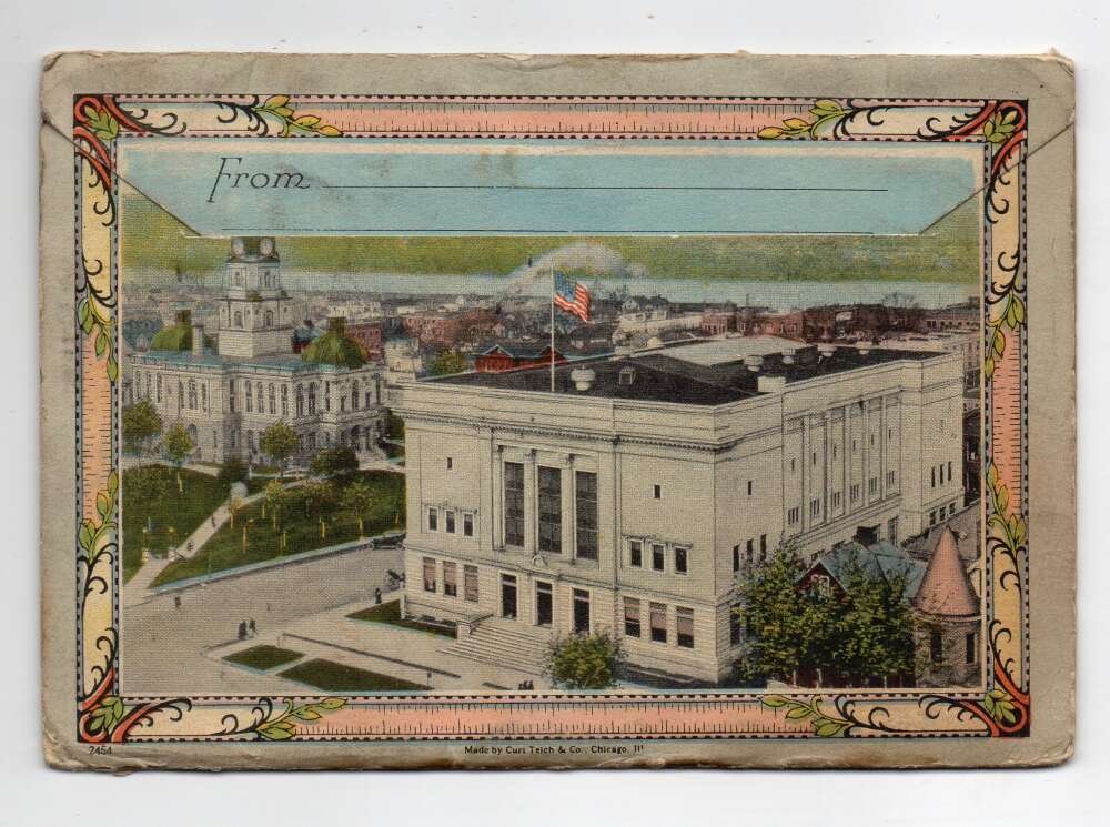 Huntington West Virginia Souvenir Greetings Vintager Postcard Folder AA81462 - Image 2