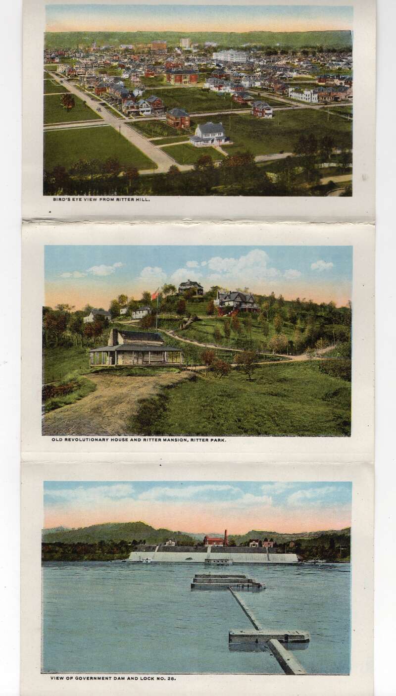 Huntington West Virginia Souvenir Greetings Vintager Postcard Folder AA81462 - Image 4