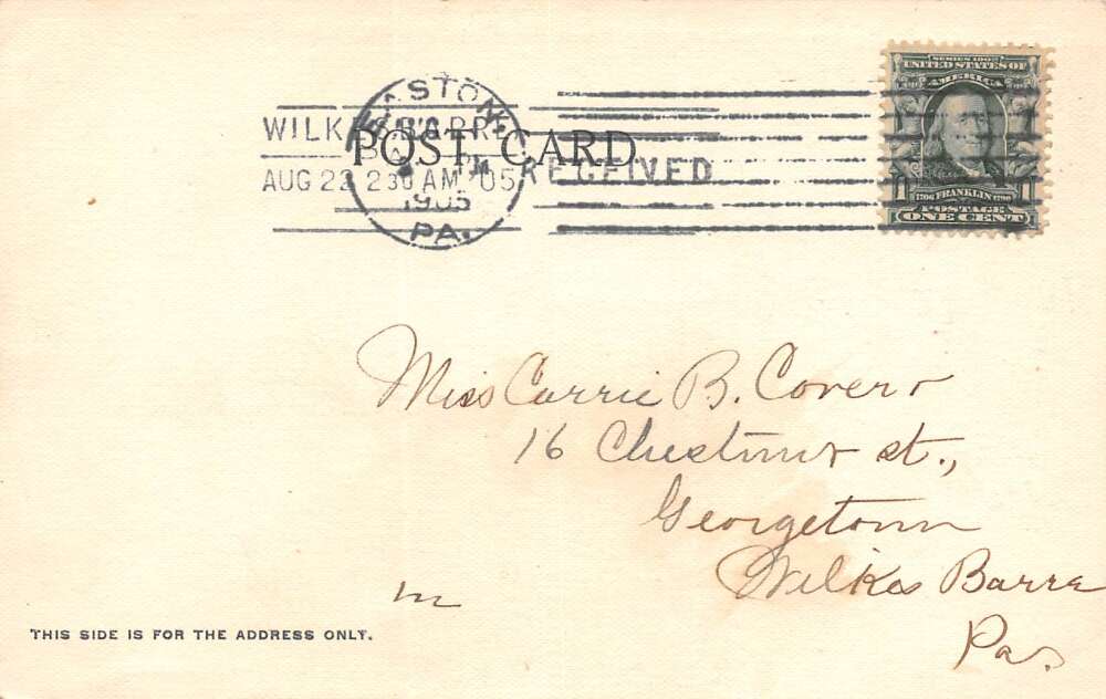 Easton Pennsylvania Easton Trust Co. & S. Third St., Trolley, PC U17221 - Image 2