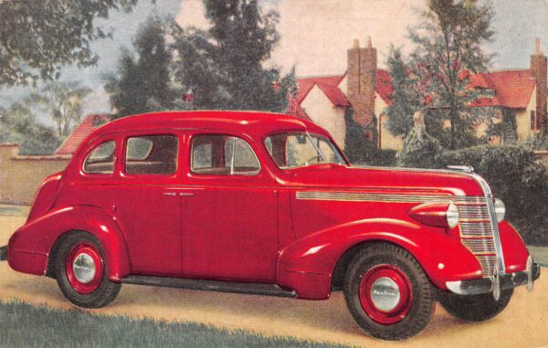 Pontiac Michigan 1937 Silver Streak Pontiac, Vintage Postcard U17277