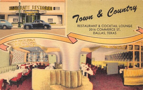 Dallas Texas Town & Country Restaurant & Cocktail Lounge, PC U17293