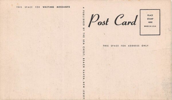Beach Haven New Jersey Public Dock, Illustration, Vintage Postcard U17295 - Image 2