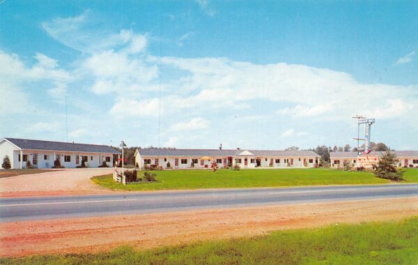 Edgehill Virginia Holiday Inn Auto Lodge, Chrome, Vintage Postcard U17307