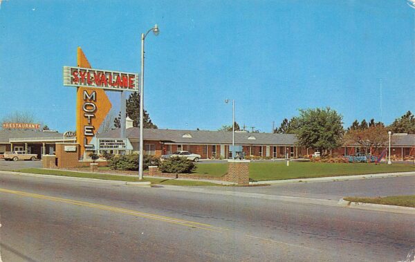 Sylvania Georgia Syl-Va-Lane Motel & Restaurant, Chrome, Vintage PC U17312