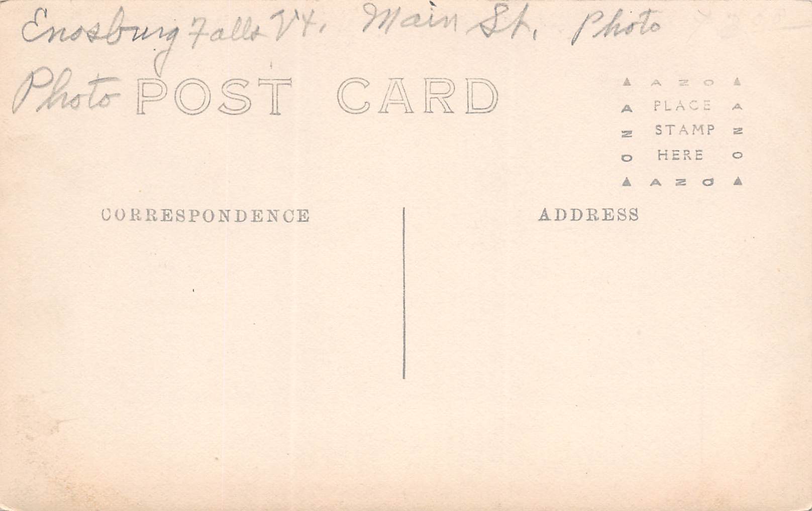 Enosburg Falls Vermont Main Street, Drug Store, Vintage RPPC U17350 - Image 2