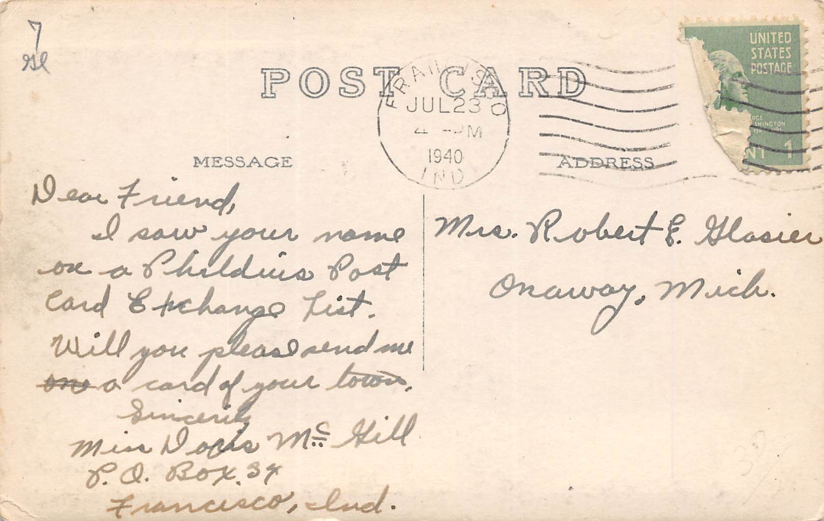 Groveton New Hampshire Groveton Paper Co. Mill, Vintage RPPC U17360 - Image 2