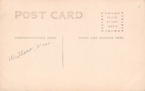 Westboro Massachusetts Smith's Mill, Real Photo Vintage Postcard U17361 - Image 2