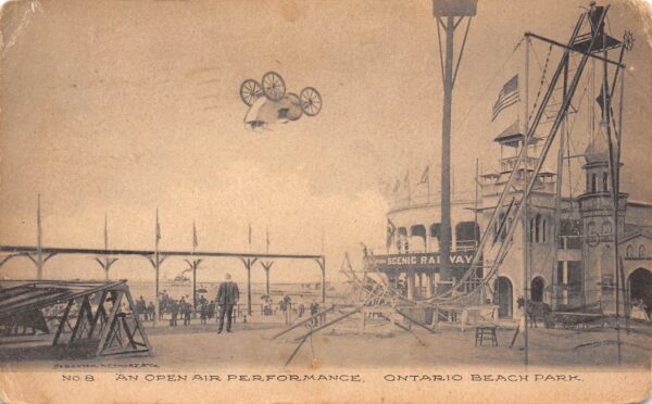 Rochester New York Open Air Performance, Ontario Beach Park, Vintage PC U17435