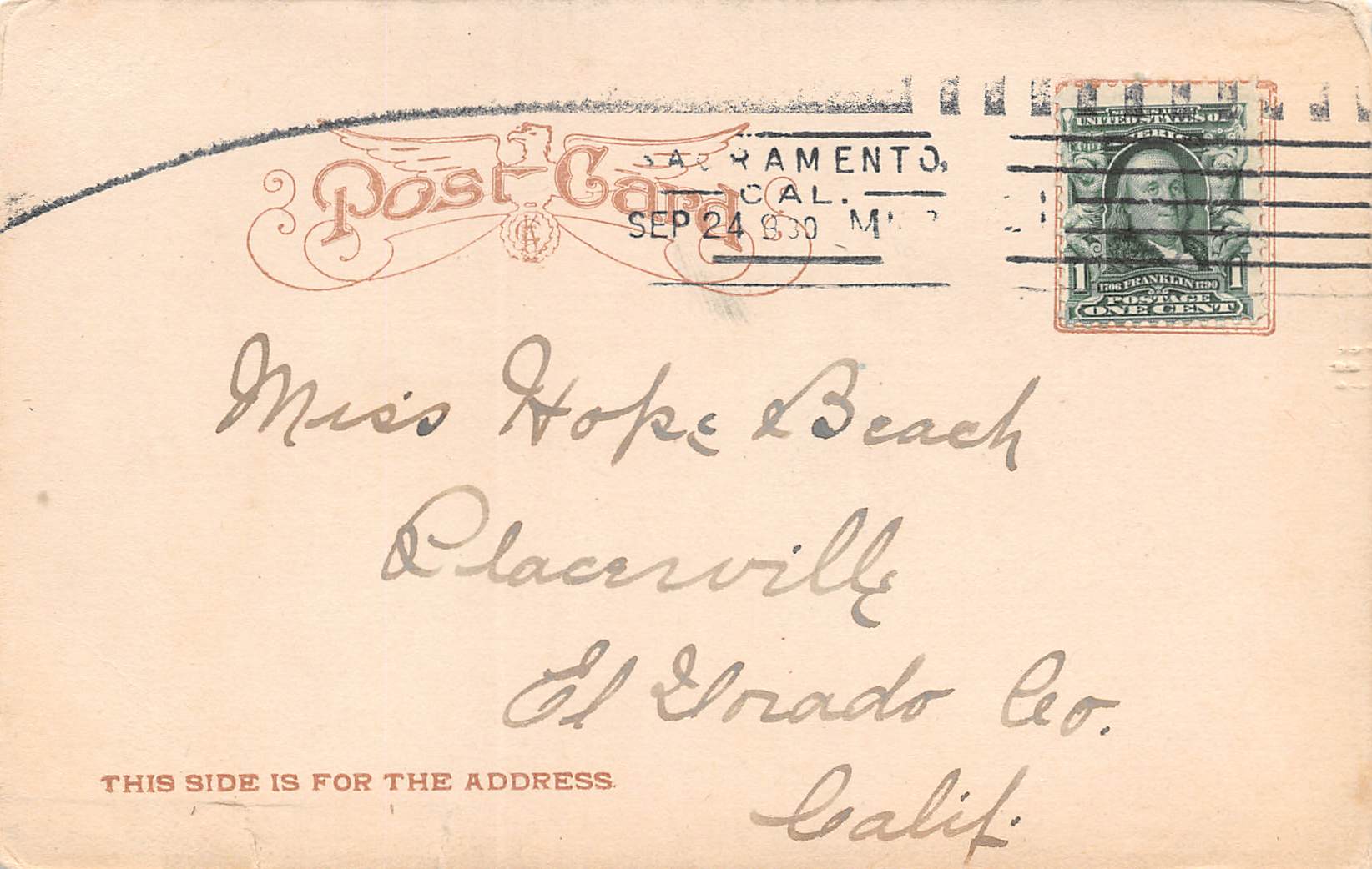 Sacramento California Cherry Pickers, Undivided Back, Vintage Postcard U17443 - Image 2