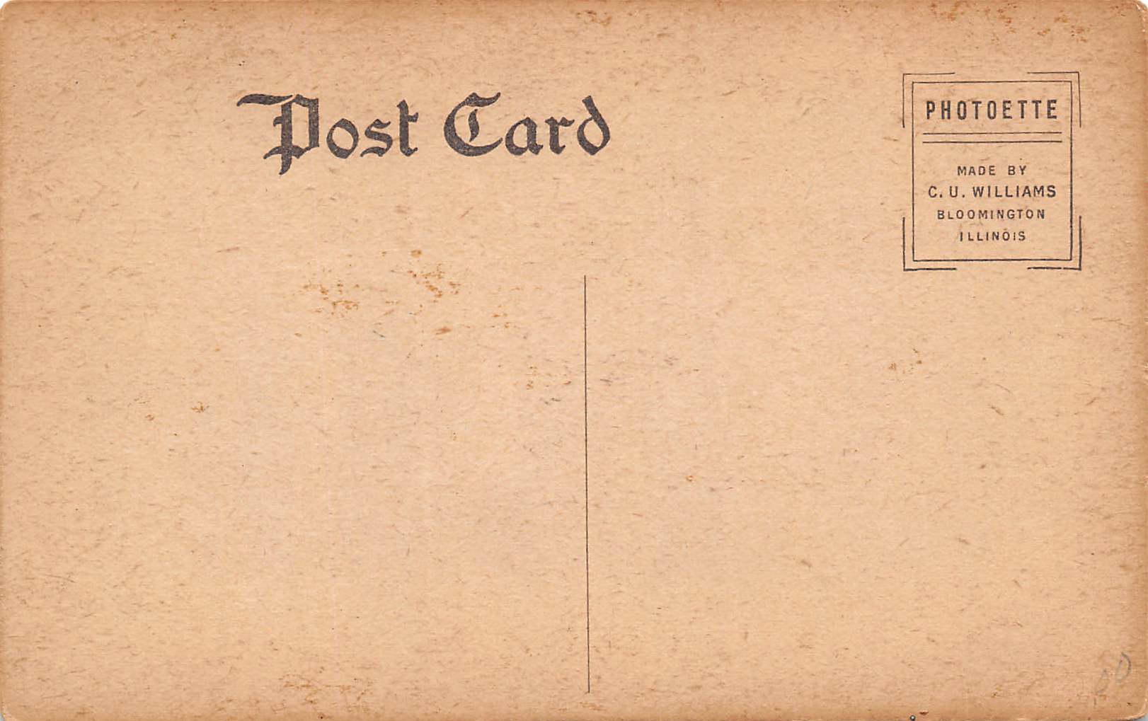 Washington Court House Ohio Rock Mills, "Photoette" Vintage Postcard U17446 - Image 2