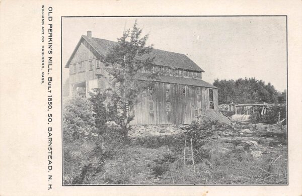 South Barnstead New Hampshire Old Perkin's Mill, Undivided Back, PC U17447