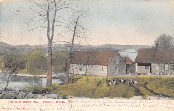 Essex Connecticut The Old Grist Mill, Undivided Back, Vintage Postcard U17448