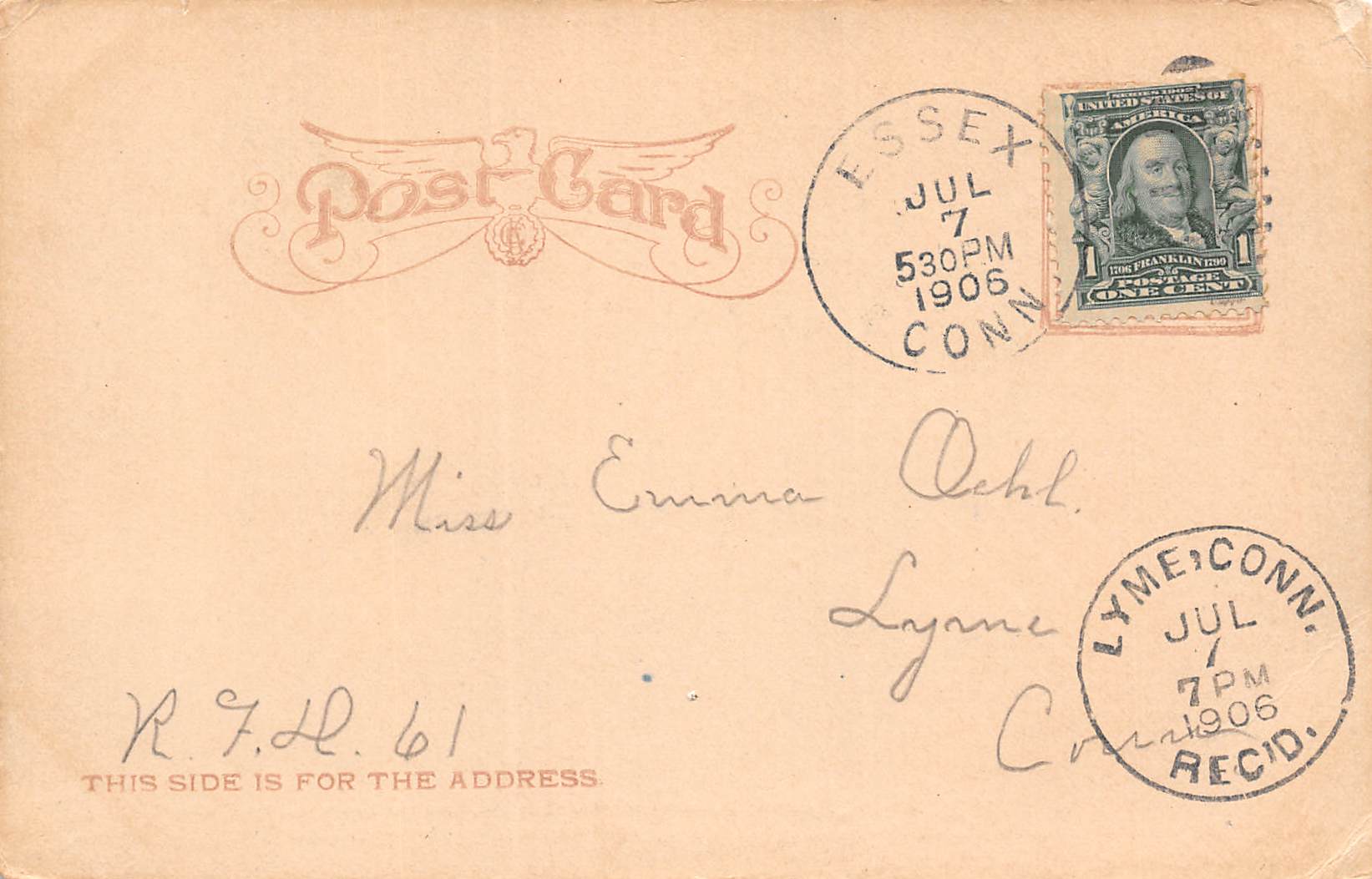 Essex Connecticut The Old Grist Mill, Undivided Back, Vintage Postcard U17448 - Image 2