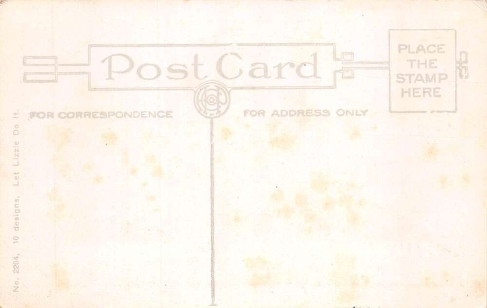 Suffrage Humor Greetings Ford Car Automobile Vintage Postcard AA81512 - Image 2