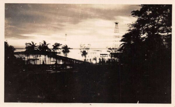 Puerto Rico ? Birds Eye View Radio Towers Real Photo Postcard AA81529
