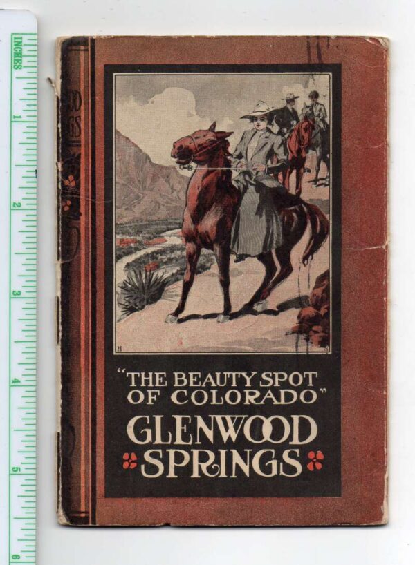 Glenwood Springs Colorado Souvenir Views Hotels Streets Postcard Folder AA81551