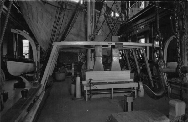 Bedford Massachusetts Bourne Whaling Museum on Bark Lagoda Real Photo PC AA81553